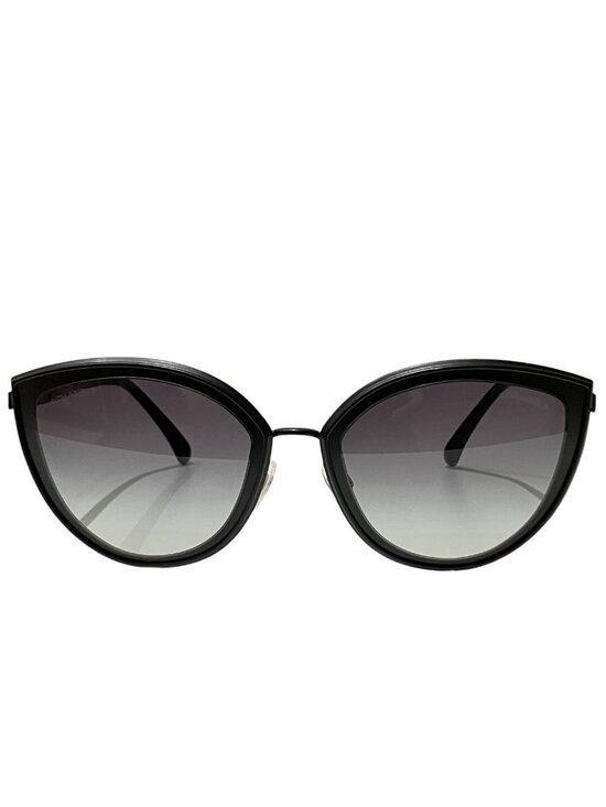 Chanel Cat Eye Sunglasses Alloy Acetate Eyewear
